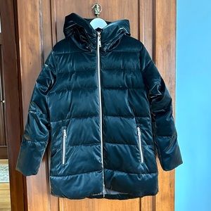 Black puffer coat Nikki Jones Montreal
